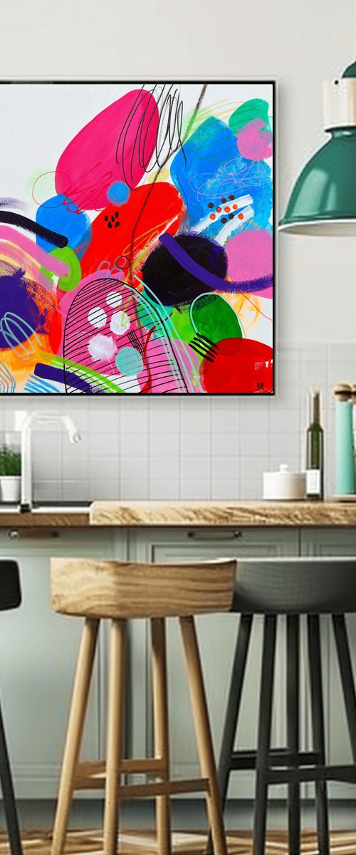 Vibrant colors bold lines by Sasha Robinson