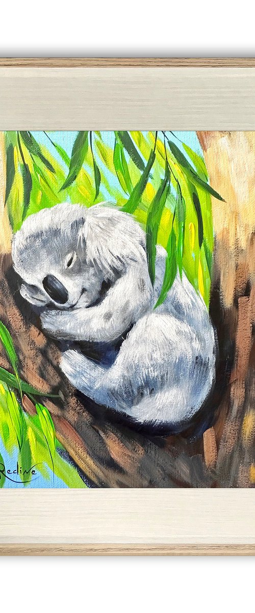 Sweet dreams – Sleeping Koala by Irina Redine