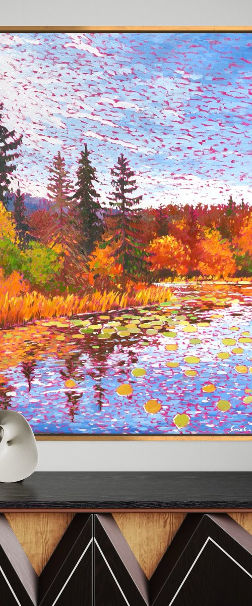 Fall reflection by Volodymyr Smoliak