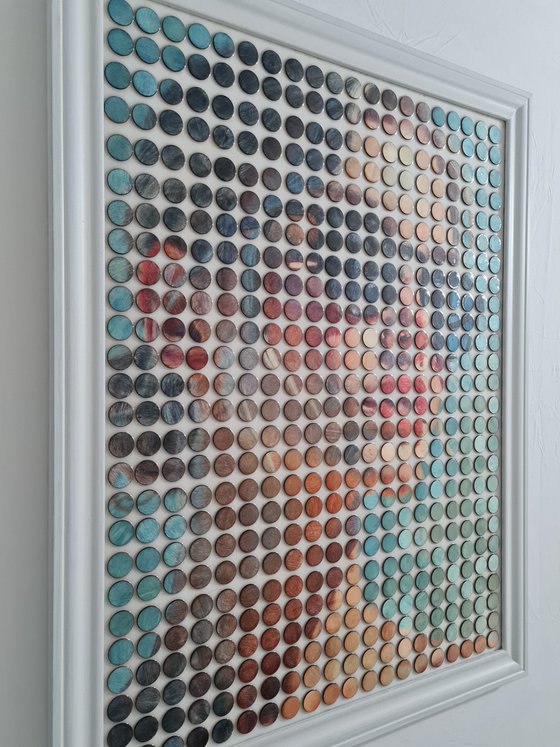 Warm sunshine (n.722) - Dot Art series