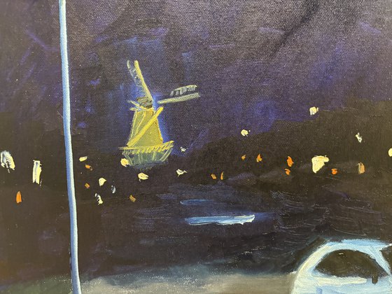 January Night Plein Air