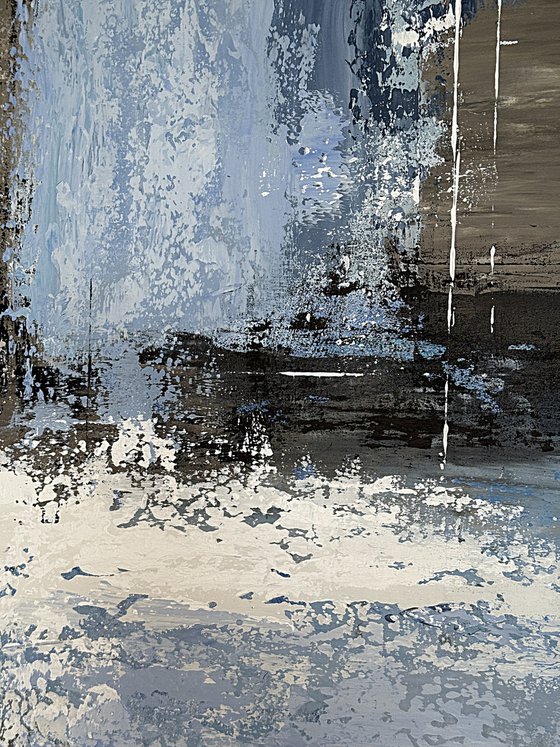 Still Point of Light. cool blue textures