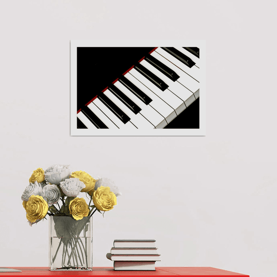 Piano Keys. Limited Edition 1/50 15x10 inch Photographic Print