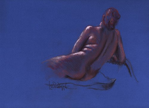 Sarah - female nude by Louise Diggle