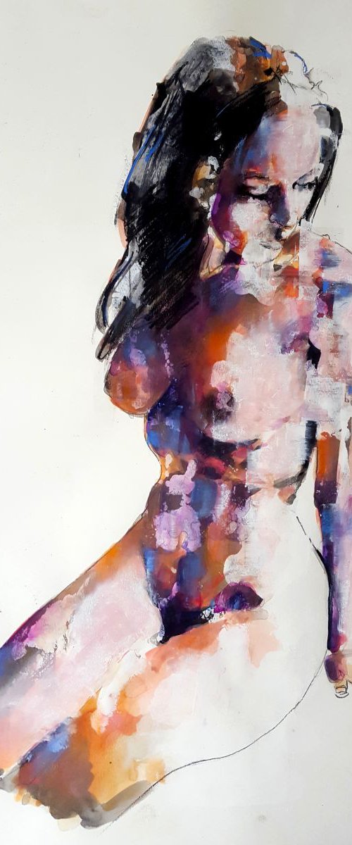 10-26-16 figure study by Thomas Donaldson