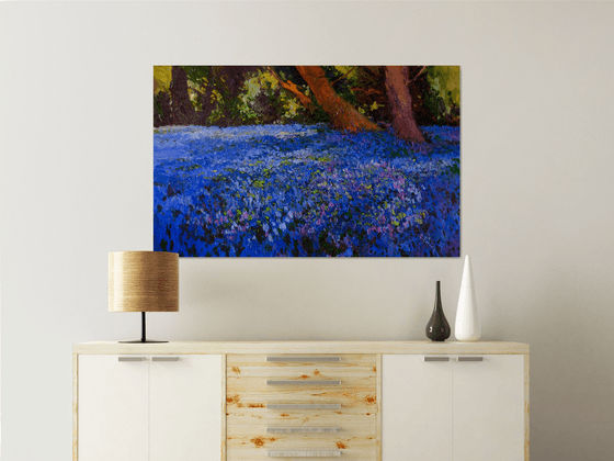 Bluebells on The Edge of the Forest