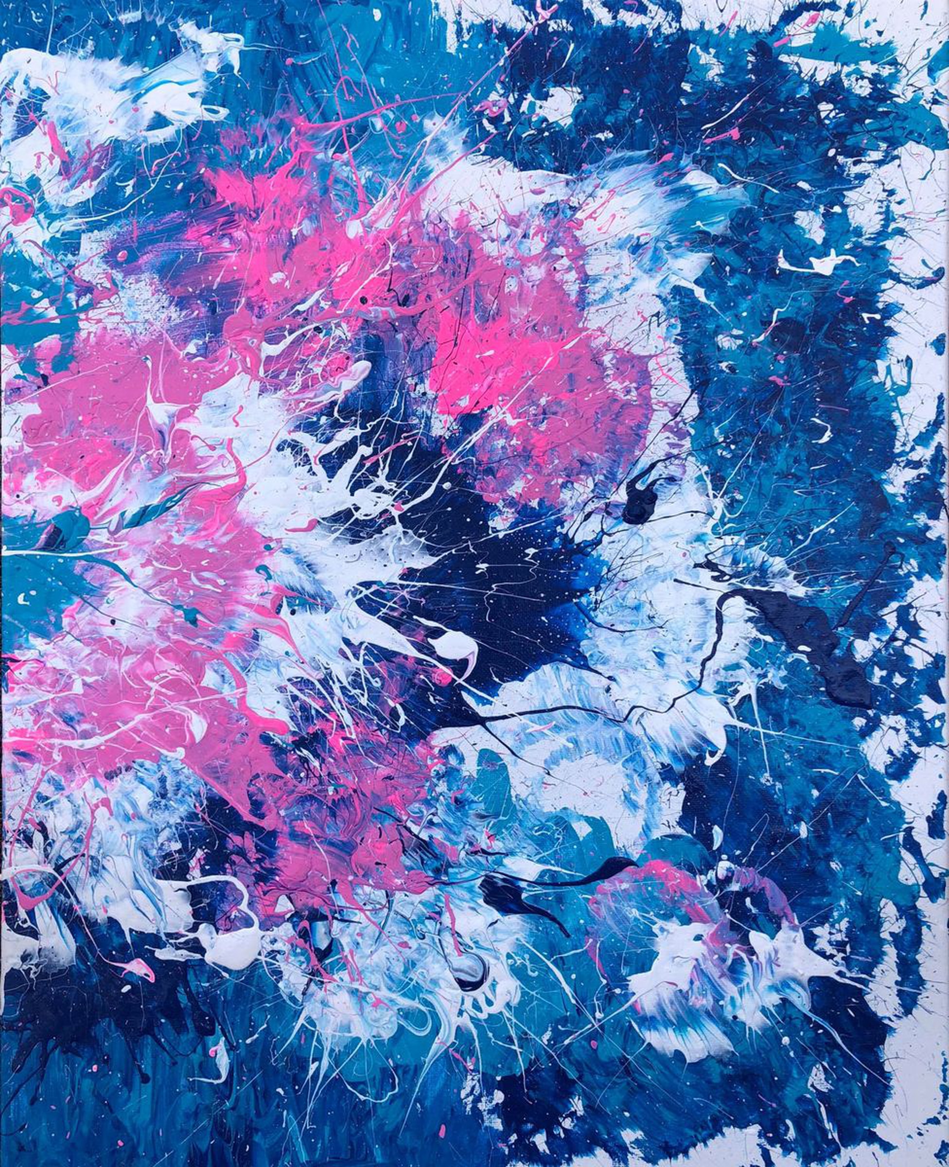 Cotton Candy 3 2018 By Adam Zafrian Acrylic On Artfinder