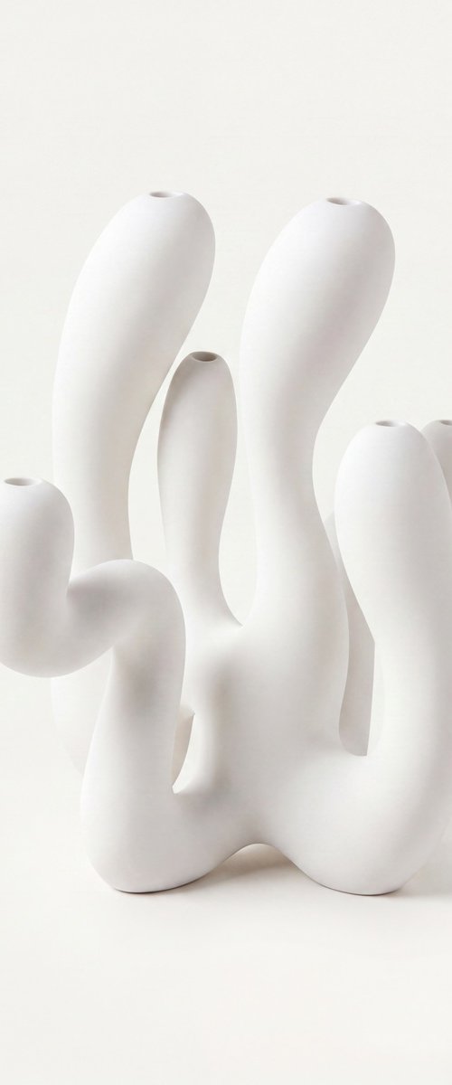 Hold the Light - White by Shadia Sabagh