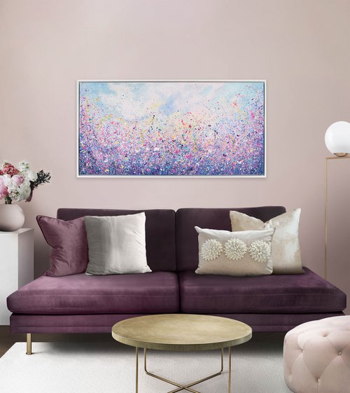 Wildflowers Painting - Breathing Spring by Shazia Basheer