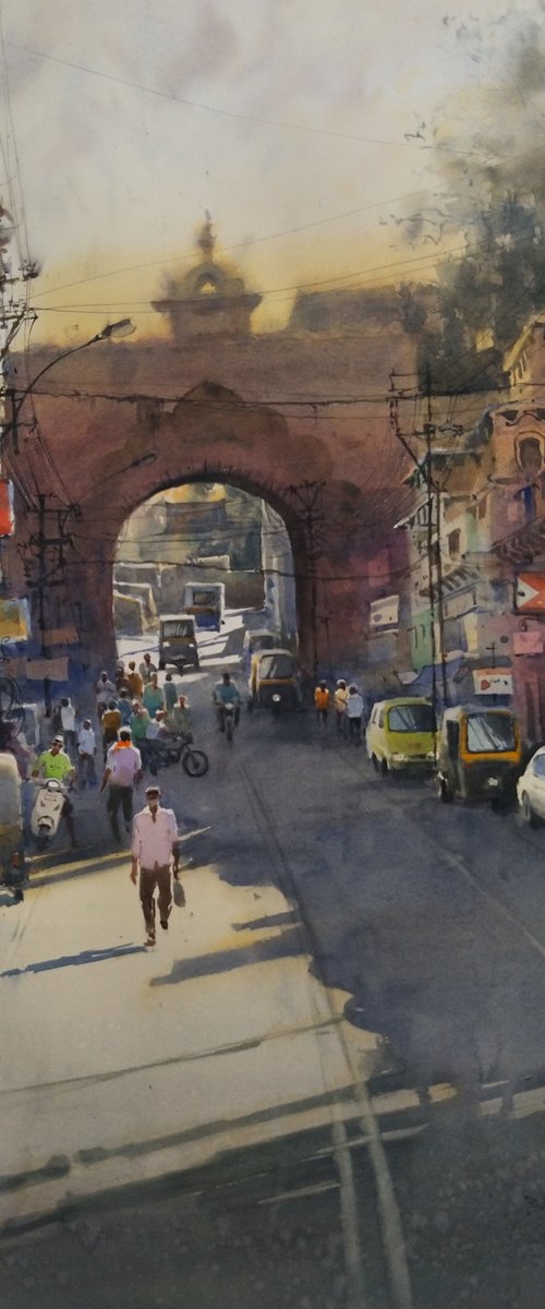 Lanes of Bhopal 1 by Bhargavkumar Kulkarni