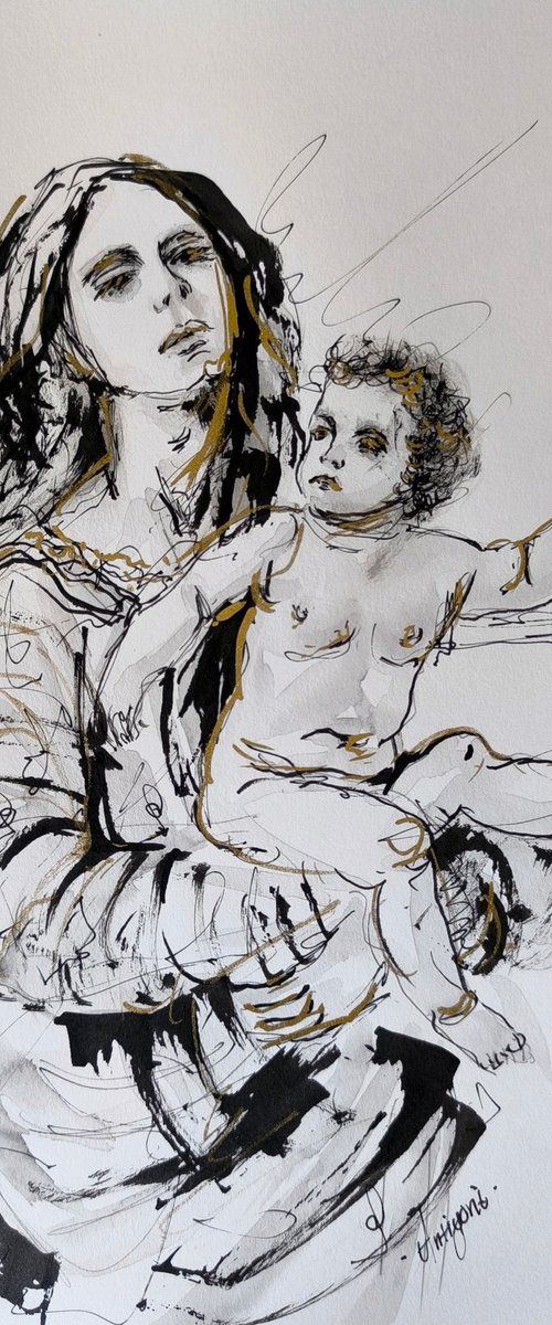 Madonna and Child by Antigoni Tziora