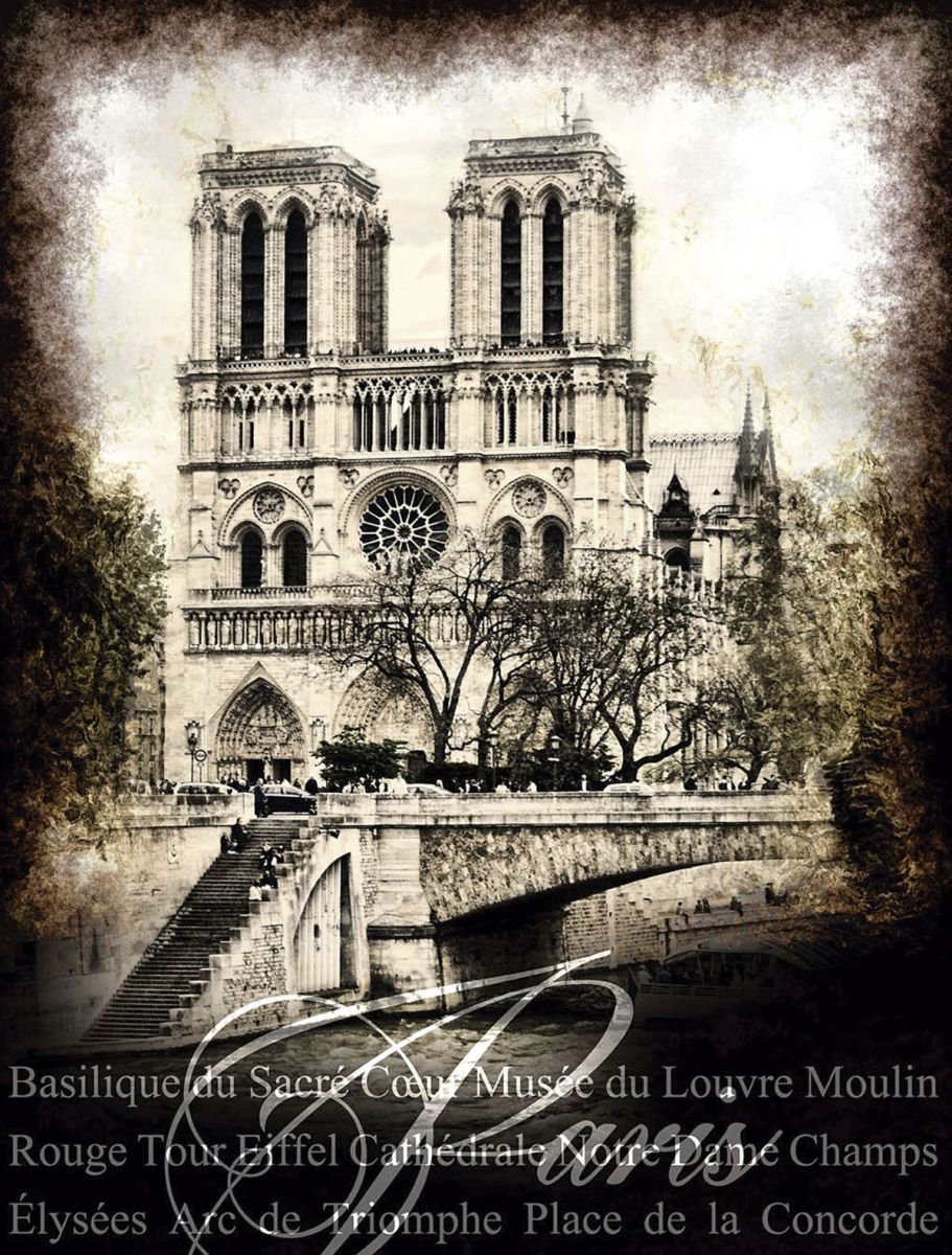 Notre Dame/XL original artwork by Javier Diaz