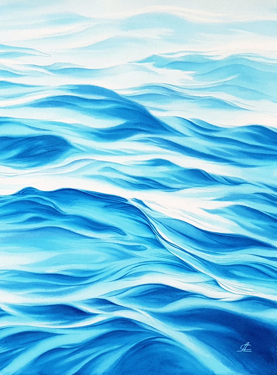 Seascape and ocean waves #03 by Svetlana Lileeva