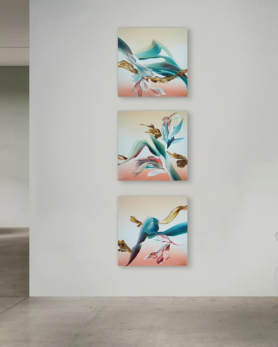Florilegium of Motion Triptych