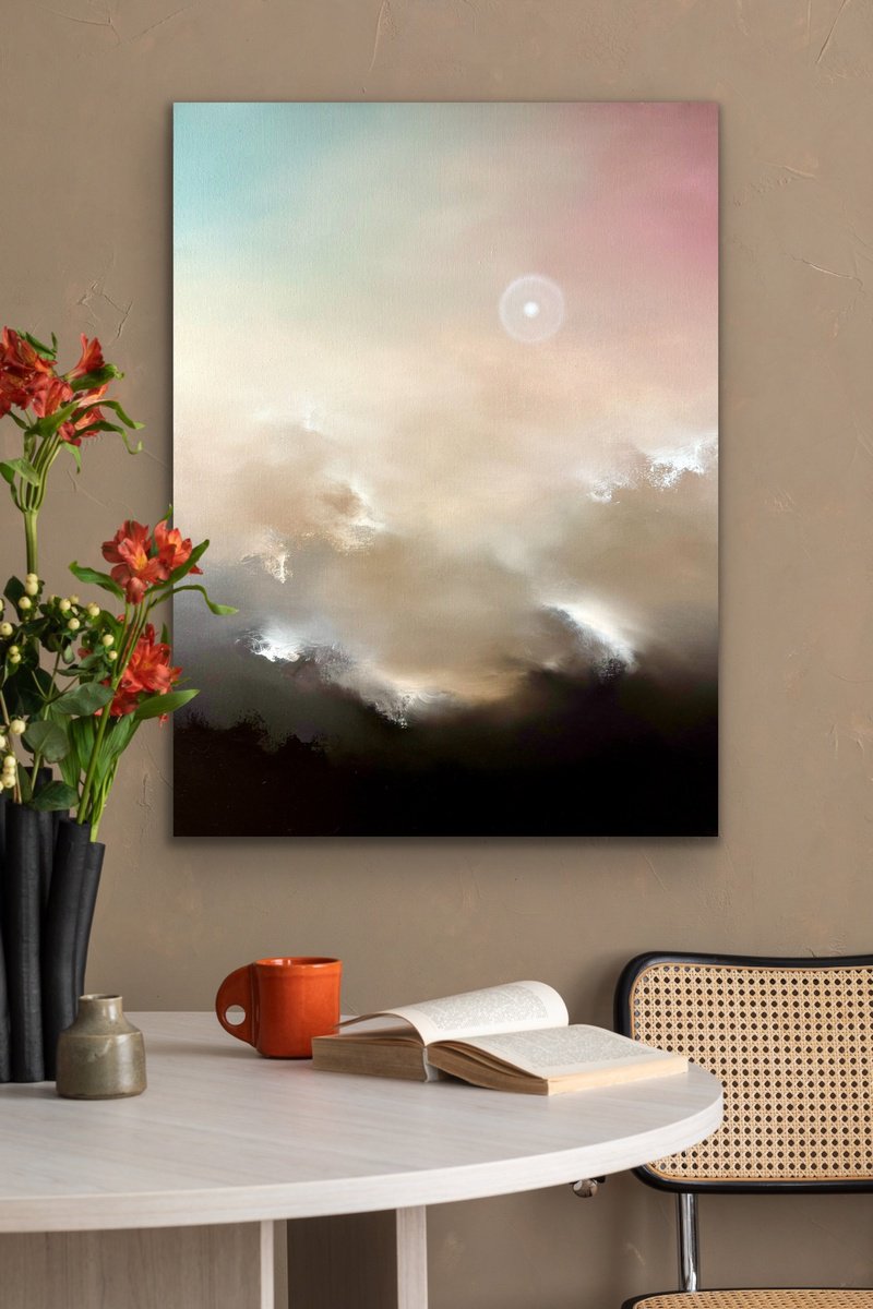 Abstract Oil Painting By Jonesy, 24 X 31, Endless Hope, Original Artwork