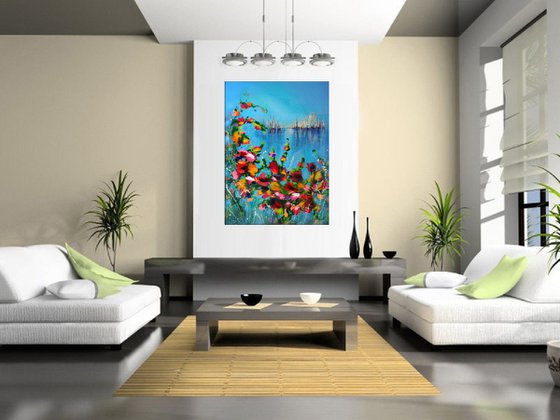 "Sea Breath" Large Painting