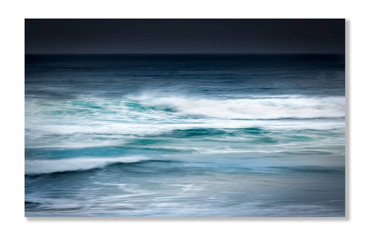 Impressionistic Landscape Photograph By Lynne Douglas, 76 X 44", Atlantic Seduction, Original Artwork