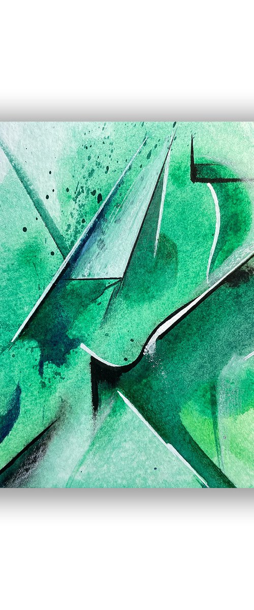 Anthropocene Study in Green by Richard Yeomans