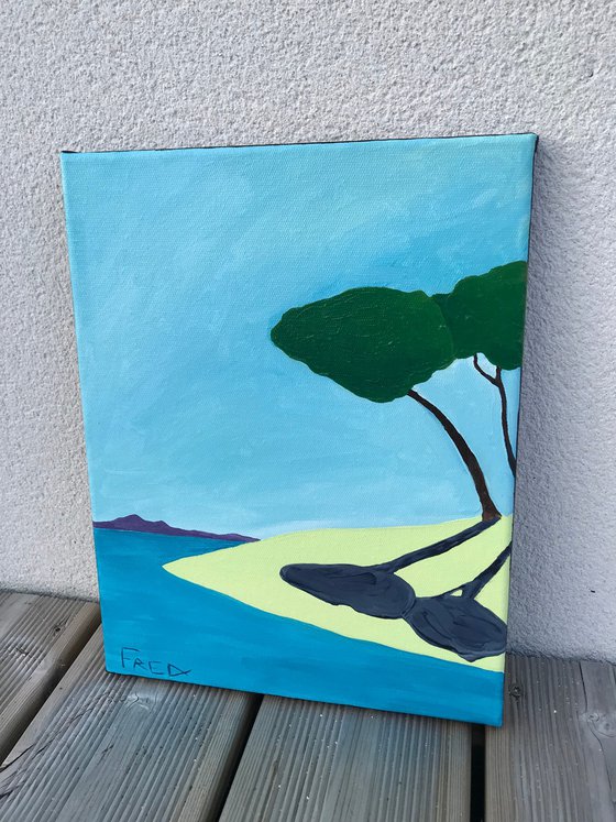 Ombres sur la plage
