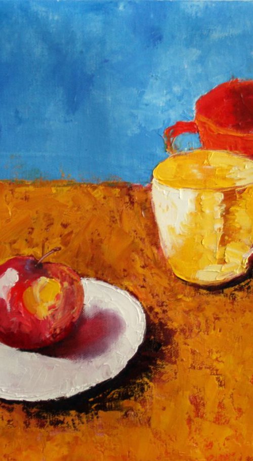 Tea for Two /  ORIGINAL PAINTING by Salana Art / Svetlana Samovarova