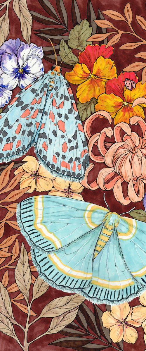 Fluttering from the autumn tree by Josephine Blackman