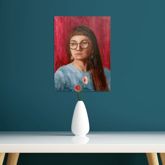 Portrait of a young lady