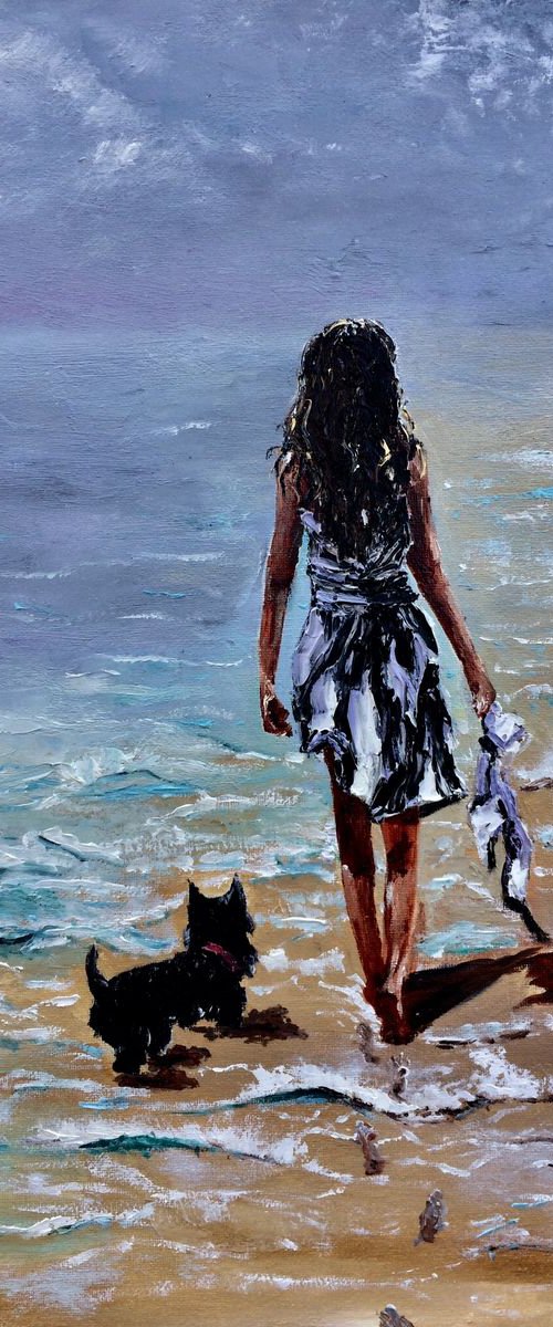 At the beach by Inna Montano