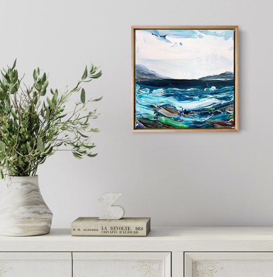 ‘Coastal study no.73' FRAMED