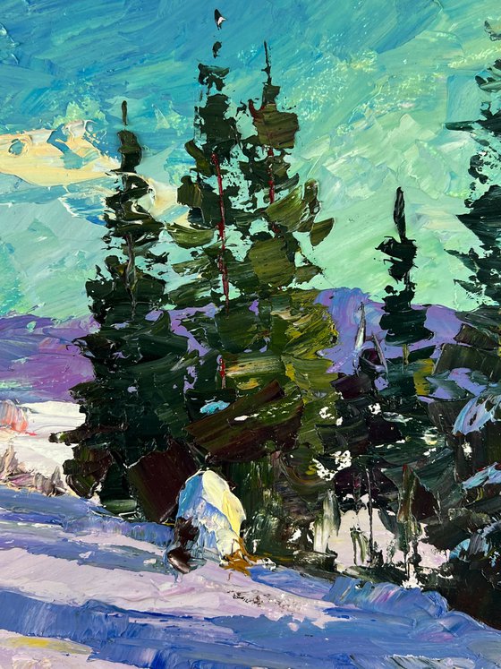 Winter In The Mountains