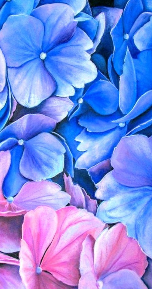 Moon light petals by Oxana Babkina