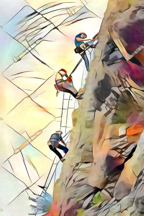 climbing N1 by Danielle ARNAL