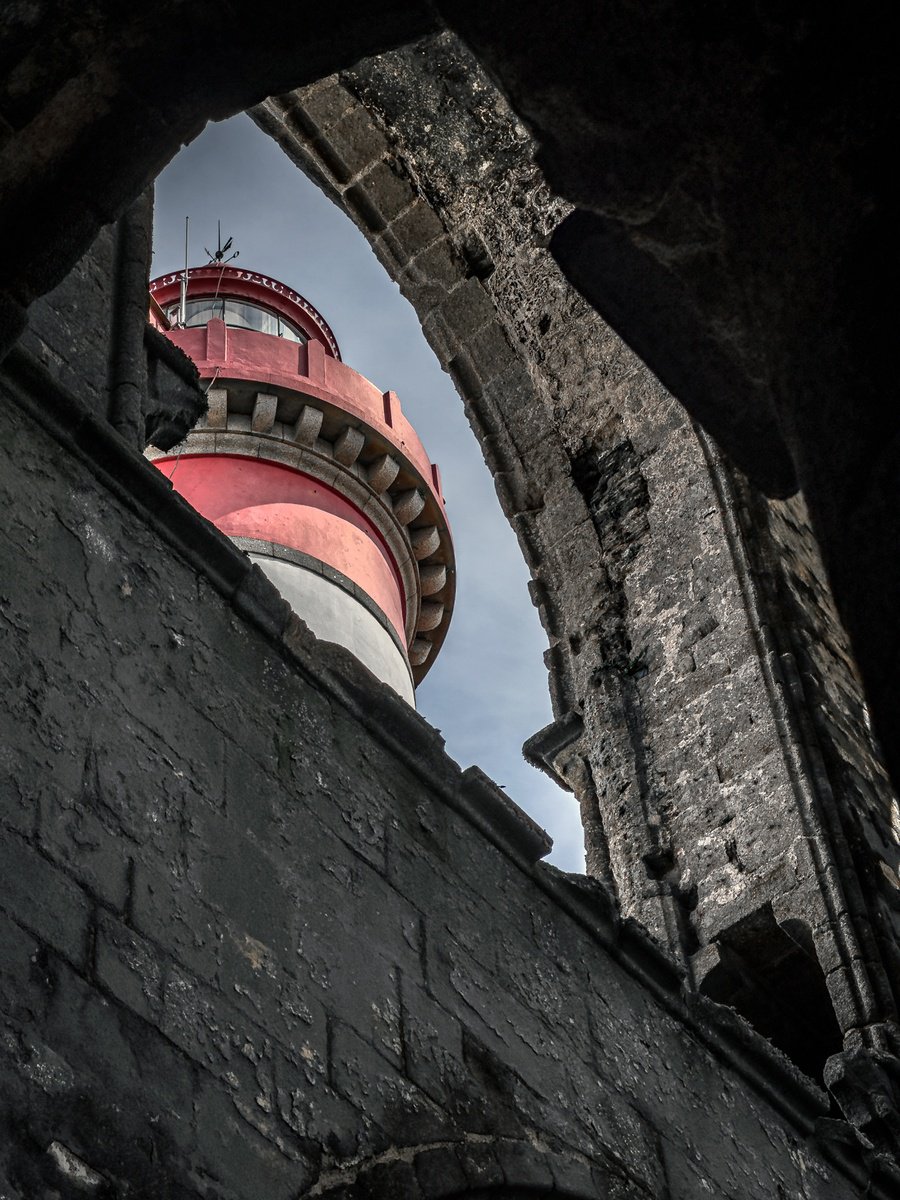 Photorealistic Cityscapes Photograph By Fabio Accorri?, 16 X 20, Glimpses Of Lighthouse, Original Artwork