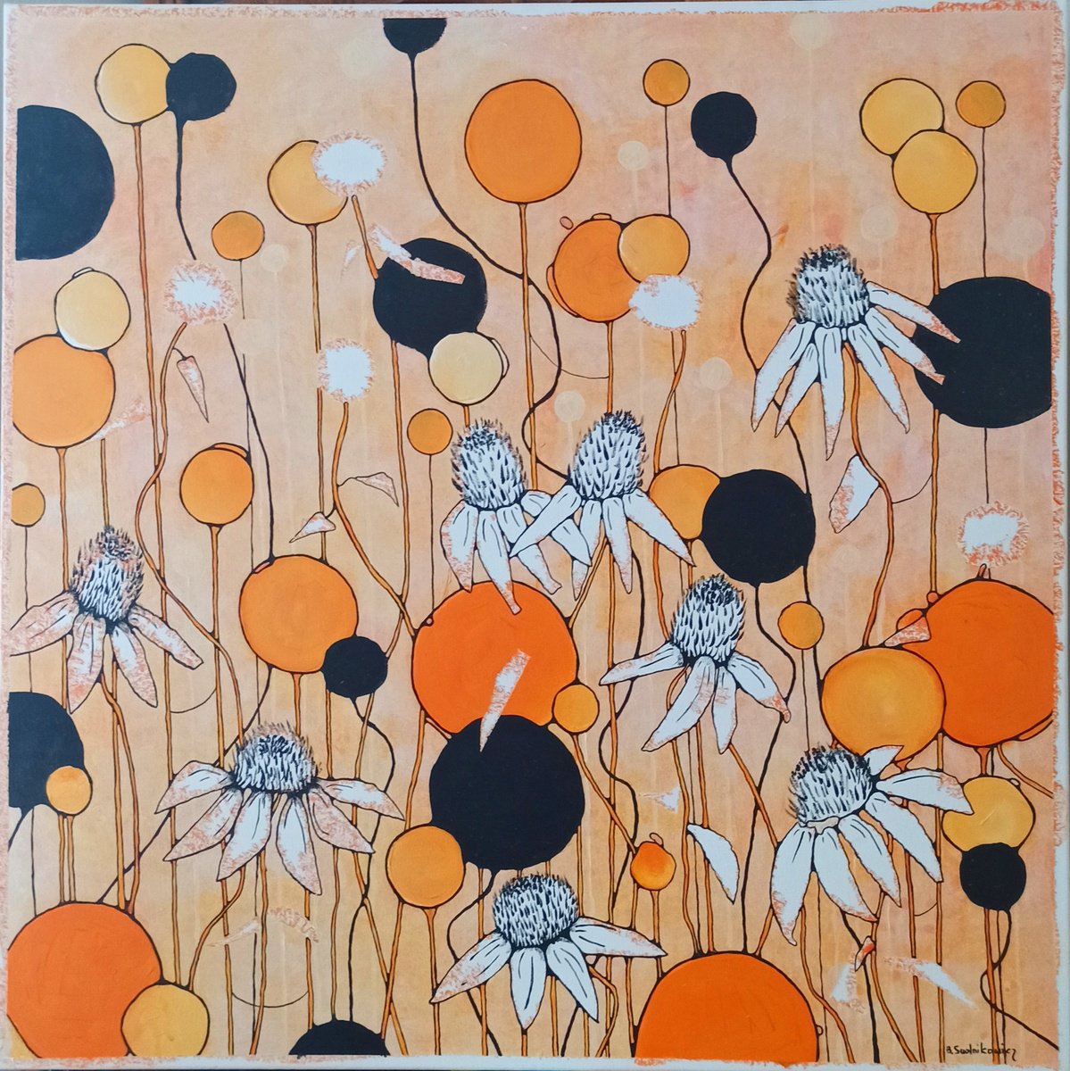 In orange by Beta Sudnikowicz