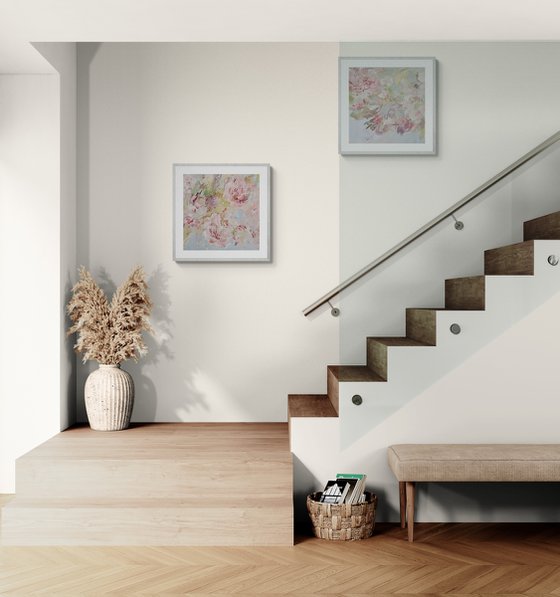 Spring Unfolding Diptych