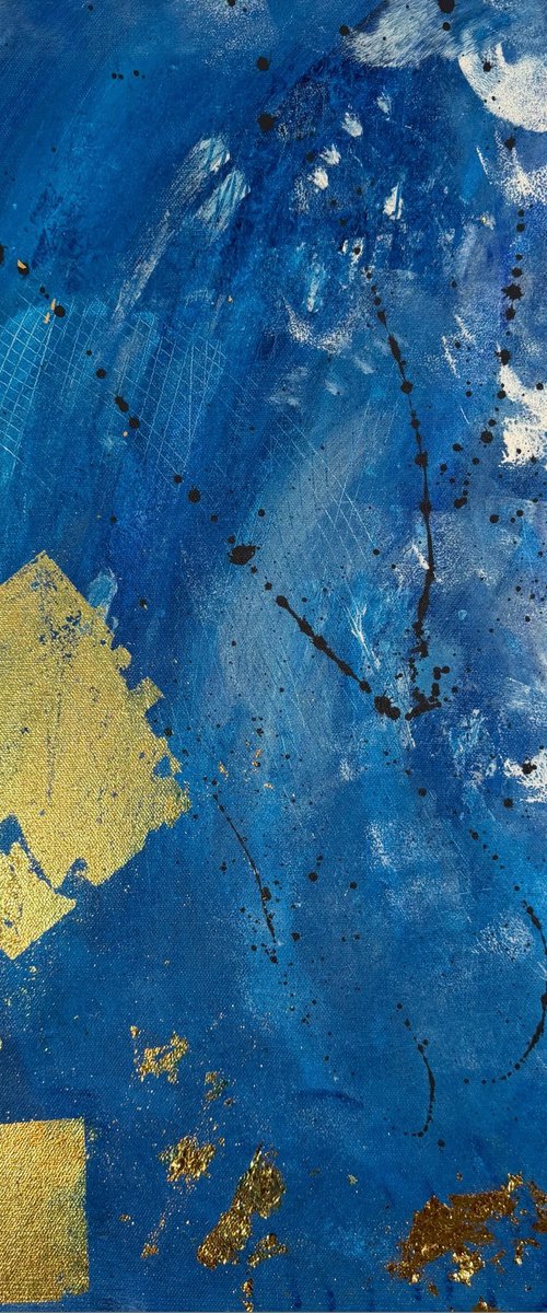 Whispers of blue by Rabab Eddahby
