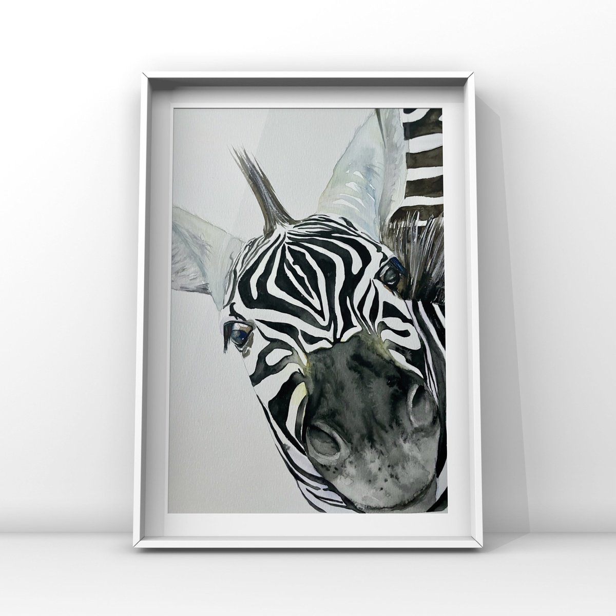 Zebra’s nose by Lucia Kasardova