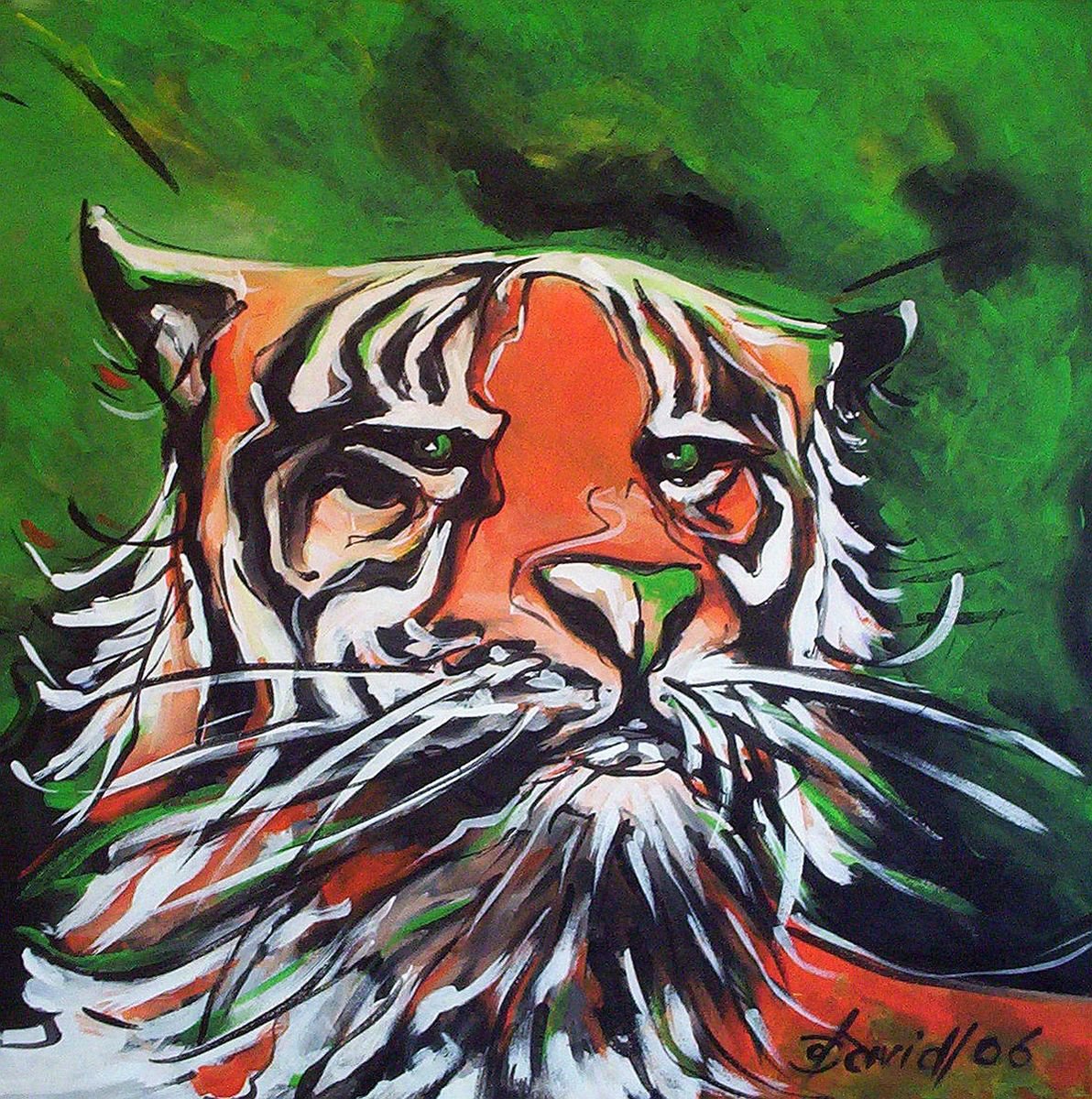 Tiger green by Olga David