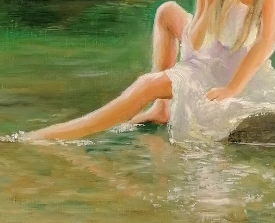 Girl on the river