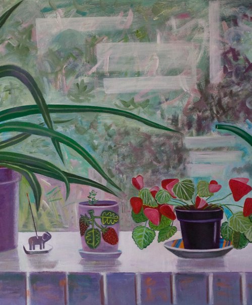 Green Still Life by Anastasia Kondratovich