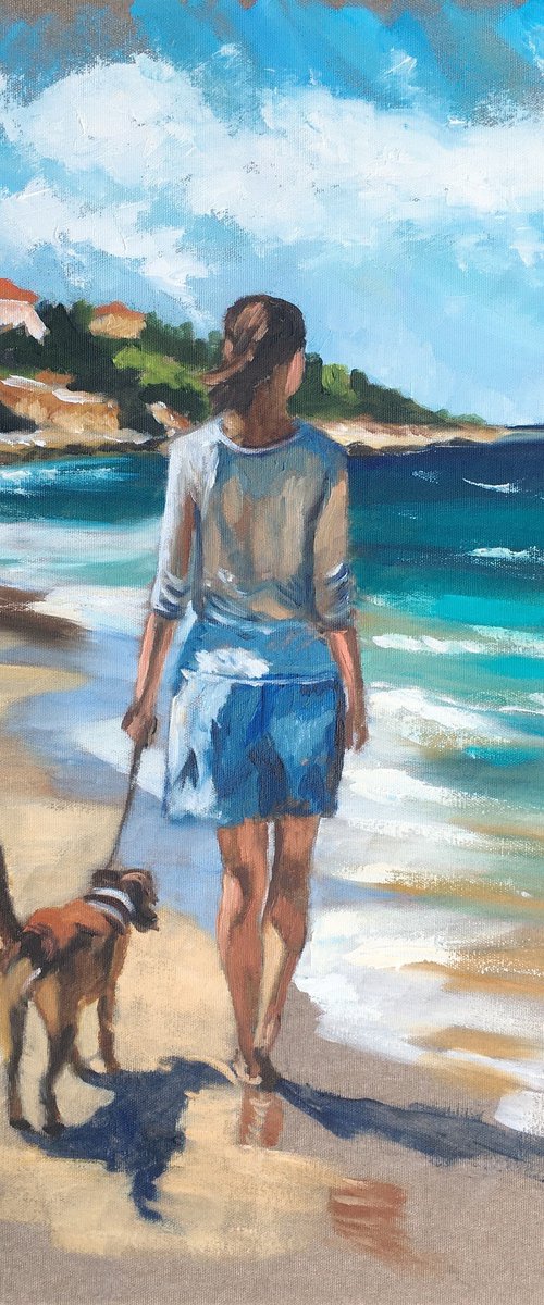 Along the beach by Elena Sokolova
