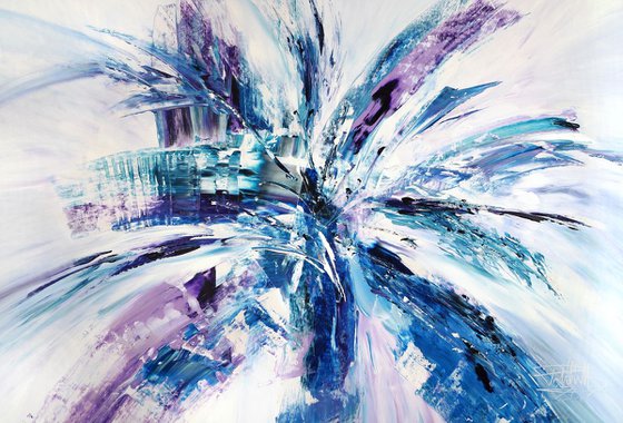 Violet And Blue Abstraction...XL 1