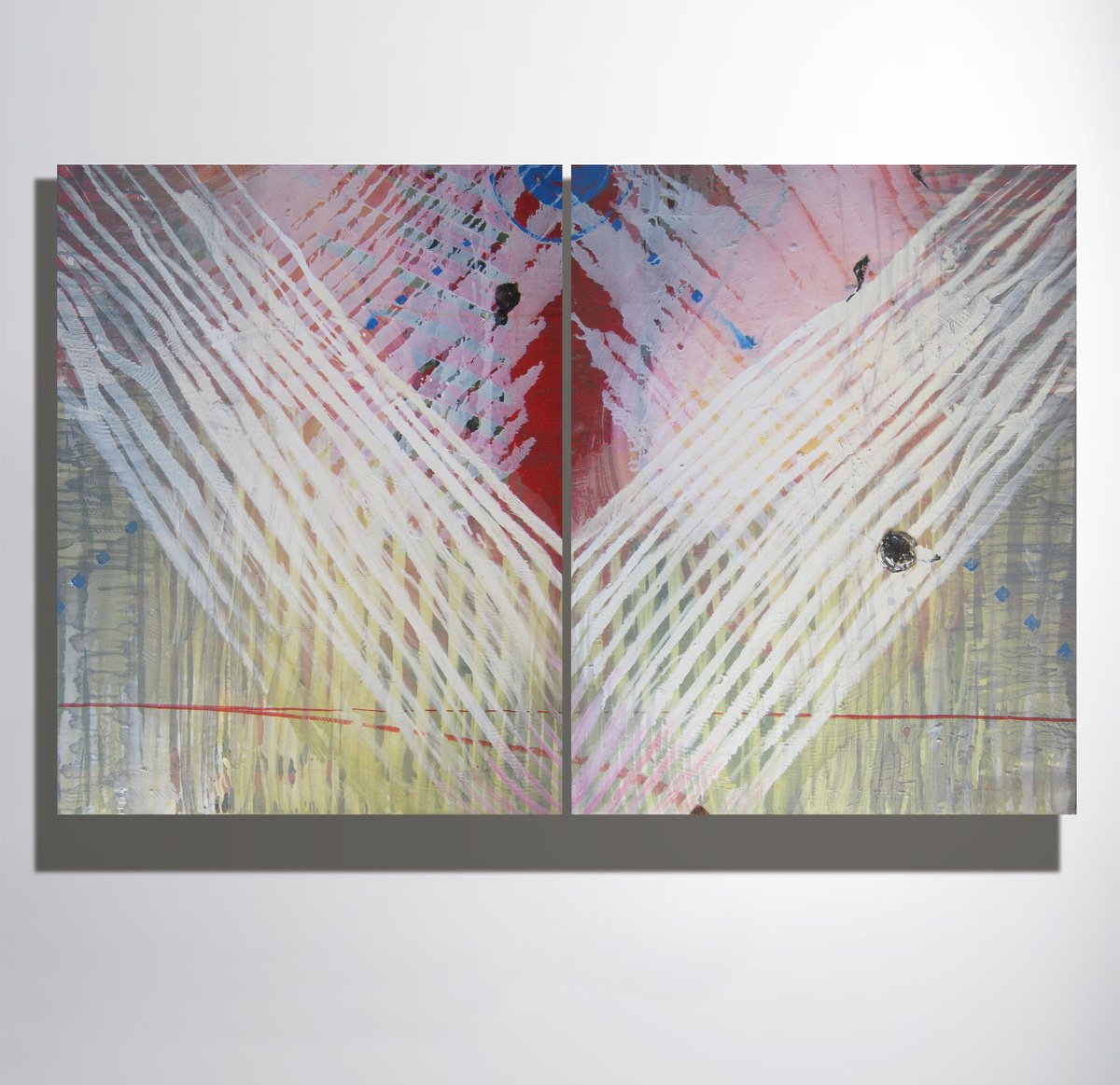  Hands Diptych By Marya, 55 X 35, Artwork For Sale On Artfinder