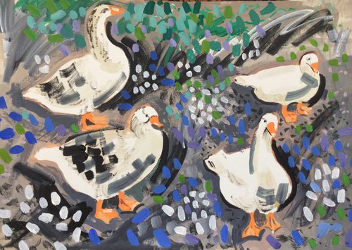 Four Ducks by Jeffery Richards
