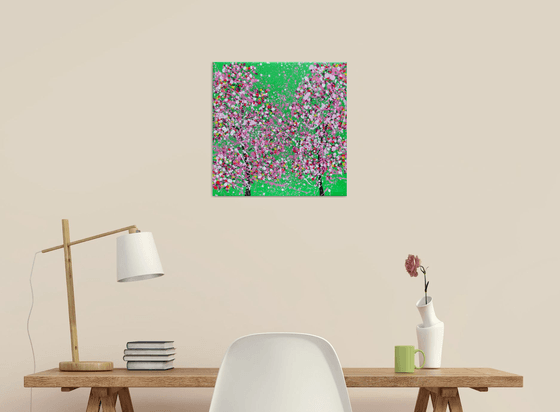 Cherry blossom green