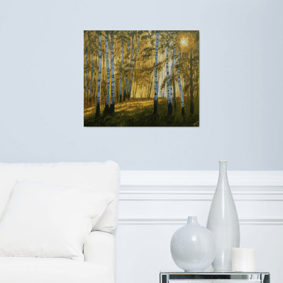 Birch forest