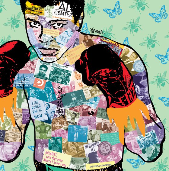Muhammad Ali limited edition pop art print 11x14