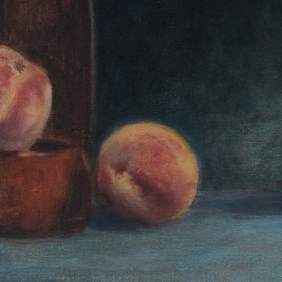 Peach Still Life
