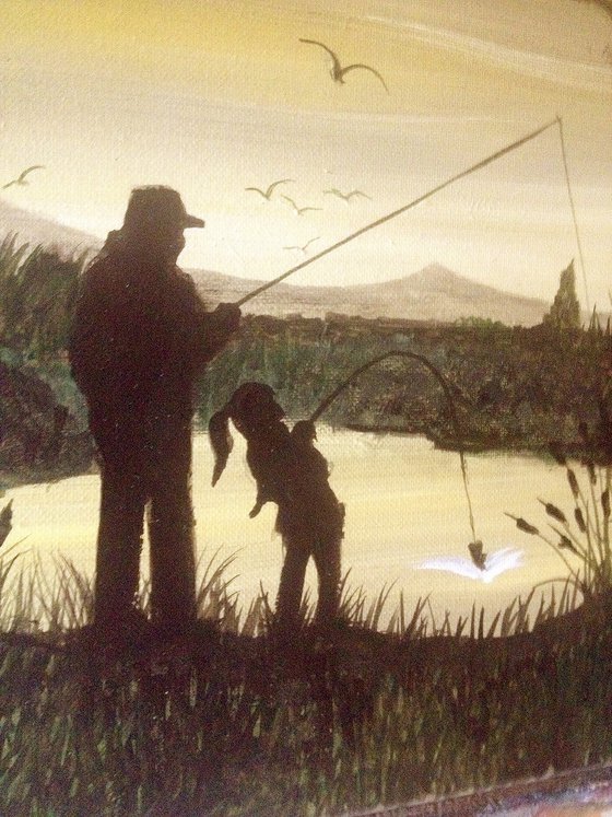 "Fishing with Grandpa #2"