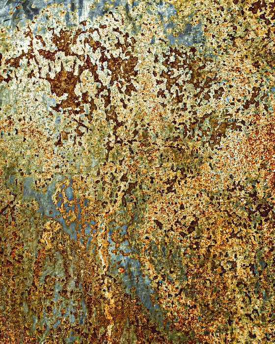 Rust on the wall