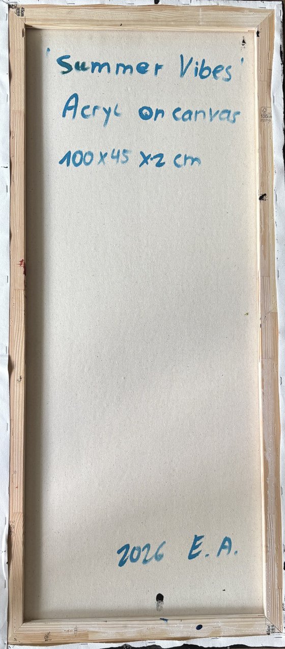 „Summer Vibes“ 100x45x2 cm